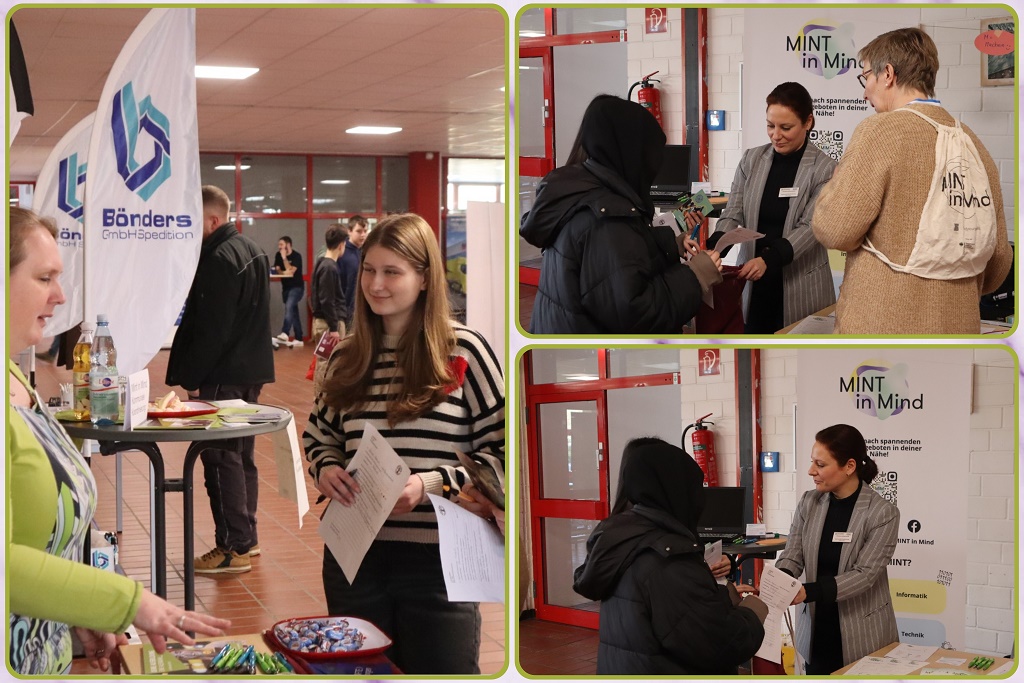 Collage von der Berufemesse